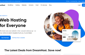 Dreamhost web hosting review 2025